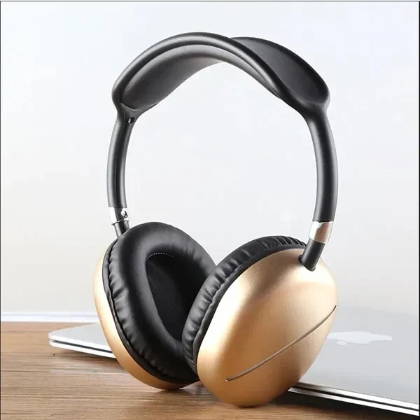 AKZ MAX10 Head-mounted Bluetooth Headset Glowing Bluetooth Stereo Sports Mobile Phone Wireless Headset - Χρυσό