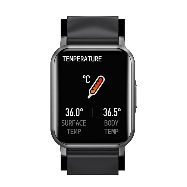 NK15 Smart Watch High Clarity Large Screen Silicone-black
