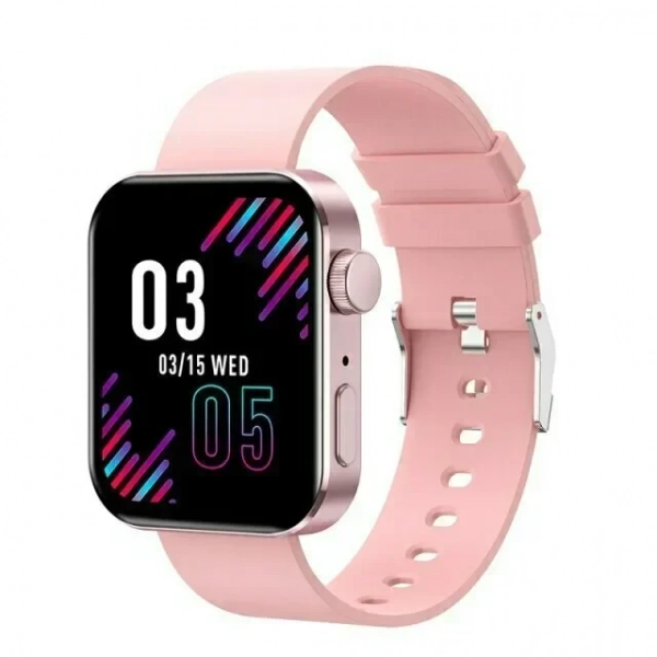 NK20 43mm Smartwatch με Παλμογράφο (Ροζ)