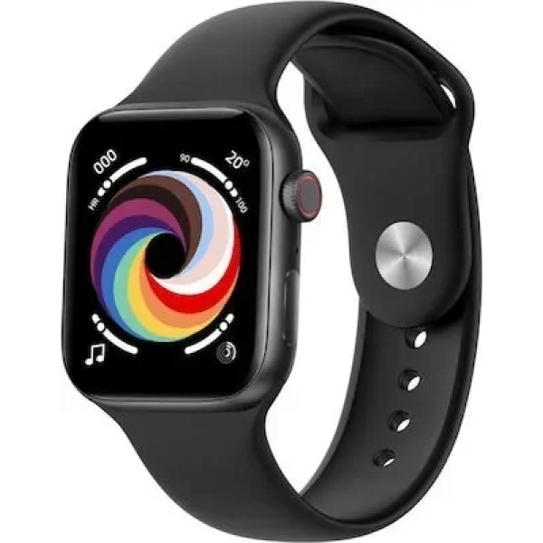 Z37 1.75" Touchs Screen Smart Watch Heart Rate Blood Pressure Waterproof Smart black