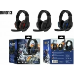 GM-013 Gaming Headphones Compatible with PS4, PCs and Mobile Phones Red/Black - Image 2
