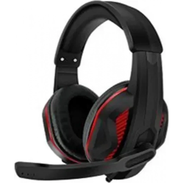 GM-013 Gaming Headphones Compatible with PS4, PCs and Mobile Phones Red/Black