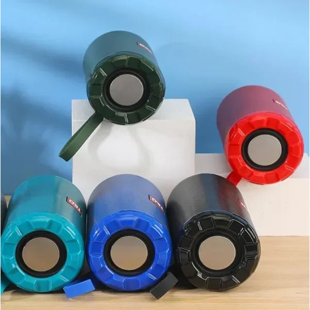 T&G TG-622 Ηχείο Bluetooth 10W με Ραδιόφωνο Red - Image 2