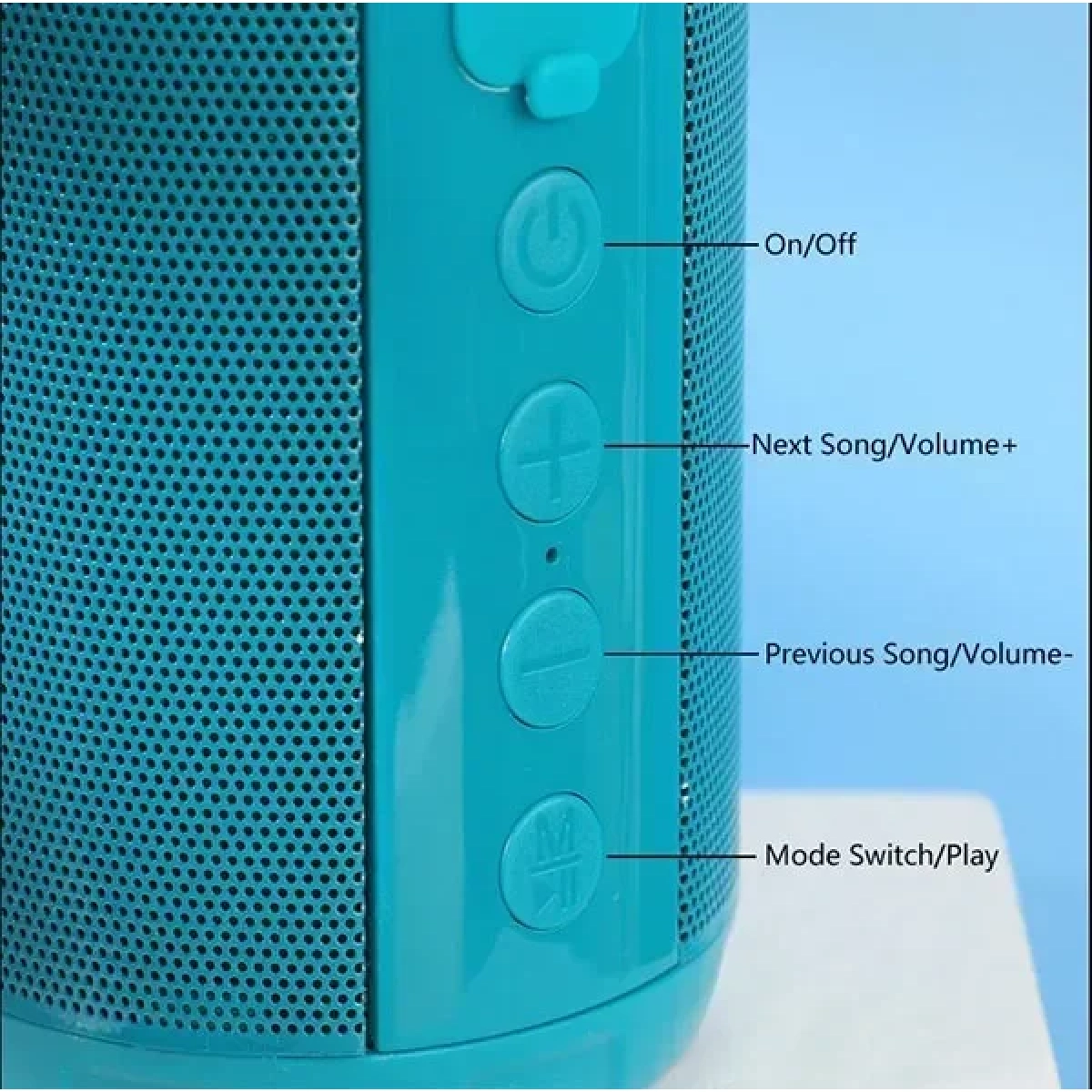 T&G TG-622 Ηχείο Bluetooth 10W με Ραδιόφωνο Red - Image 4