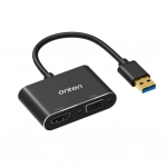 Onten OTN-5201B USB 3.0 TO HDMI+VGA Adapter