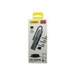 ANDOWL 4 IN 1 TYPE-C TO USB HUB Q-HU806 BLUE