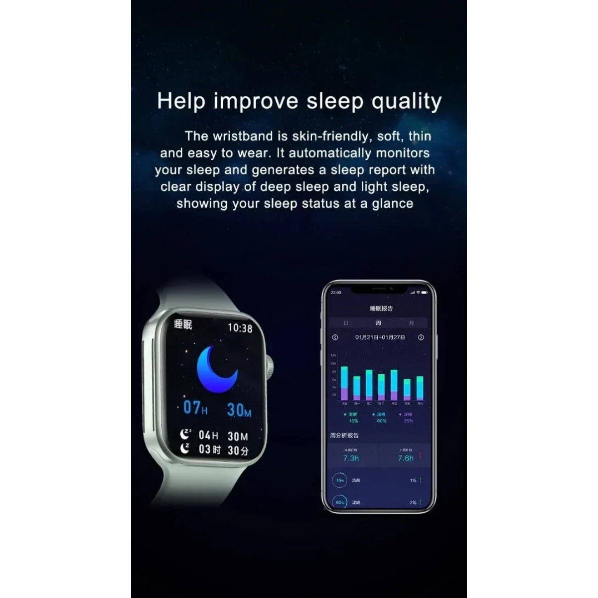 Watch Smart Watch N76 Wireless Charging (Κόκκινο) - Image 4