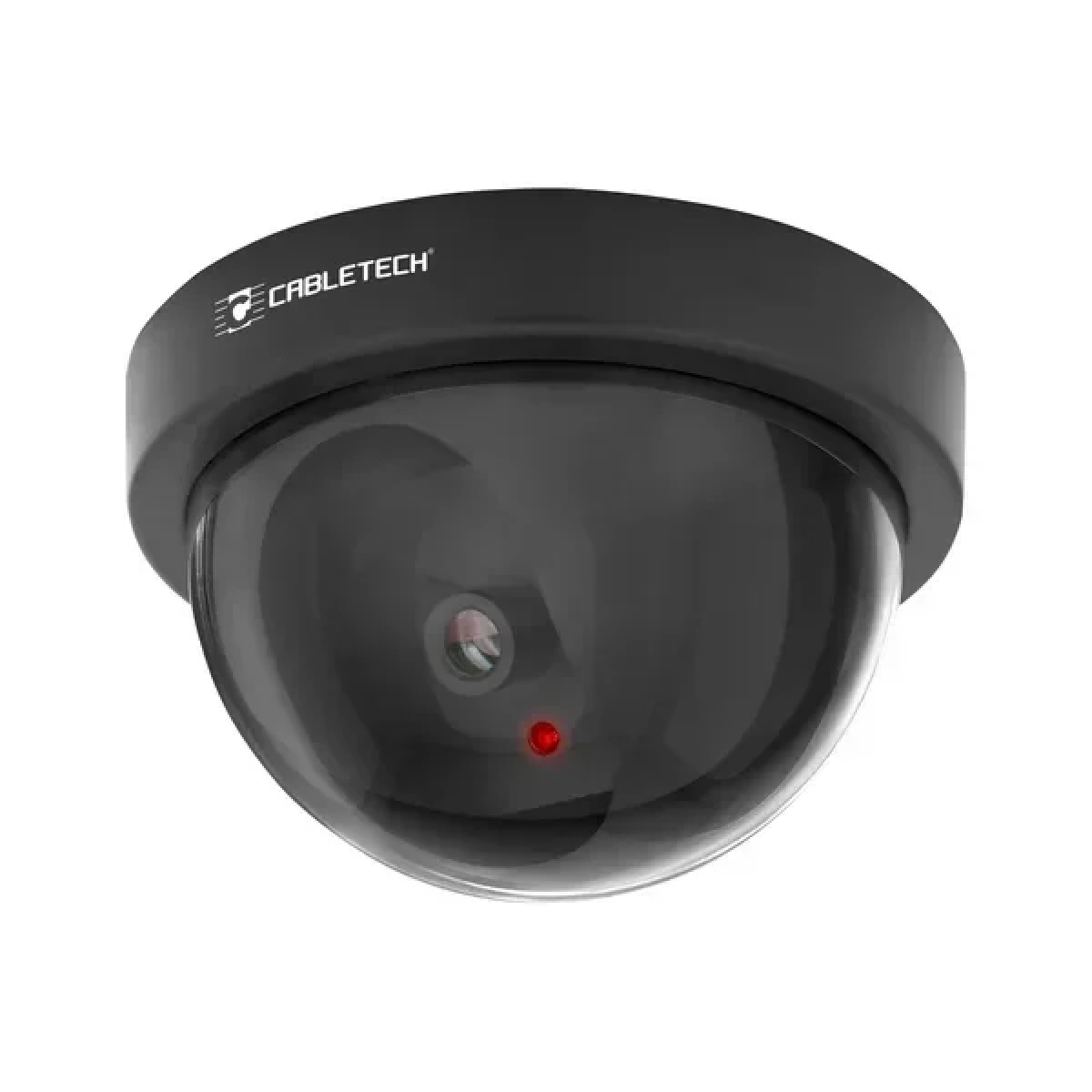 Cabletech DK-2 Ψεύτικη Κάμερα Παρακολούθησης Τύπου Dome Μαύρη με LED URZ0990