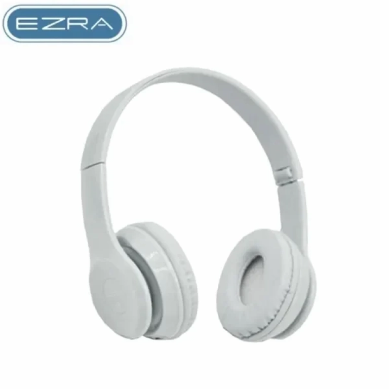 Ezra BH05 Ενσύρματα On Ear Ακουστικά Λευκά