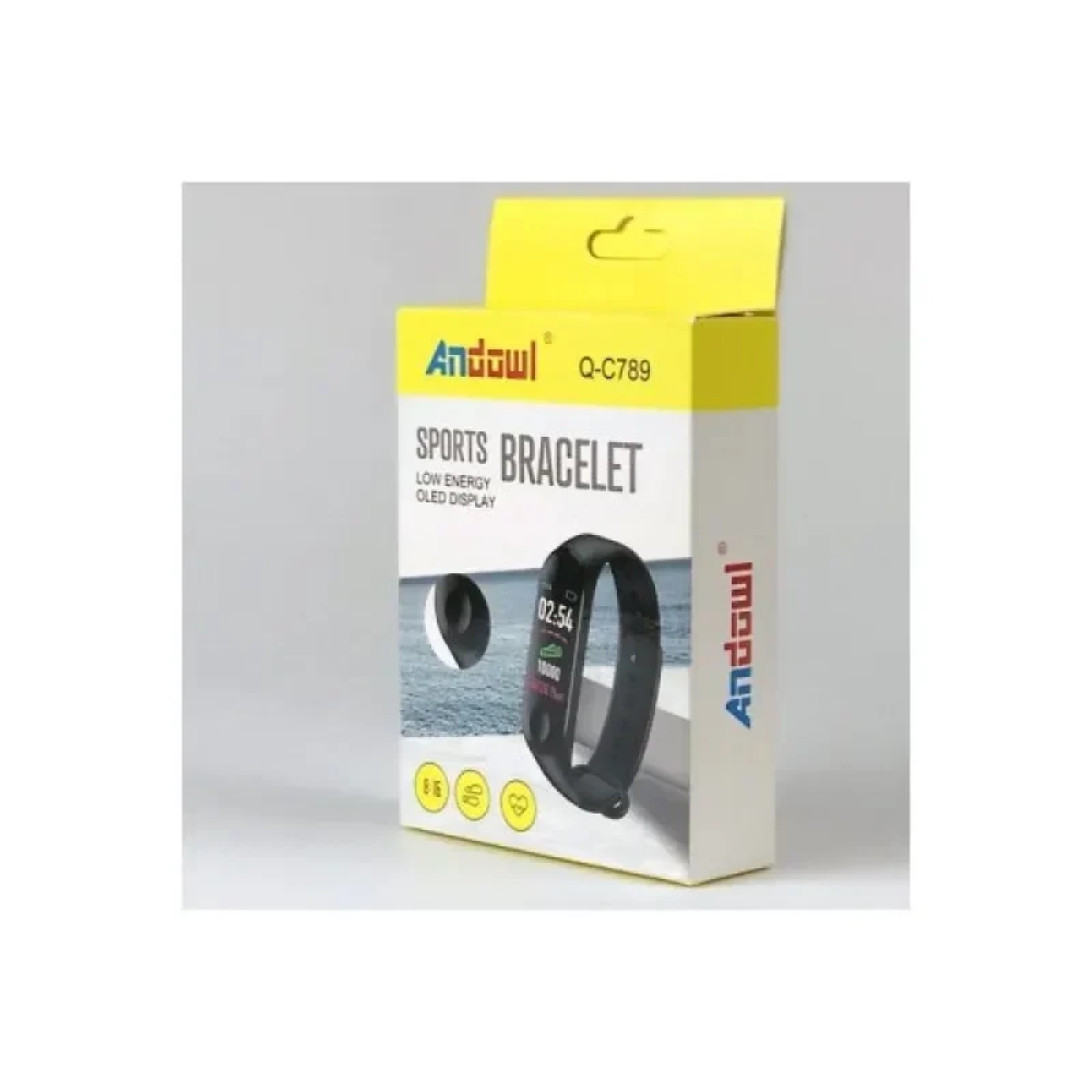 Andowl Q-C789 Activity Tracker με Παλμογράφο Μπλε