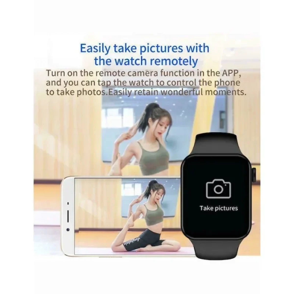 T100 Smartwatch με Παλμογράφο Plus