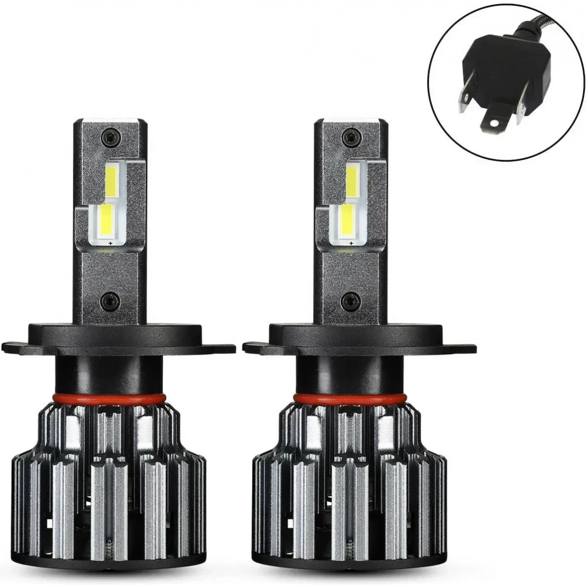 Λάμπες LED Αυτοκινήτου LED 36W / 6000Lm Safego F2 H4-2 τμχ - Image 2