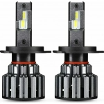 Φώτα LED αυτοκινήτου CAN BUS σετ H4 HI - LOW 72w 12000lm 6500κ ψυχρό χρώμα F2 2τμχ