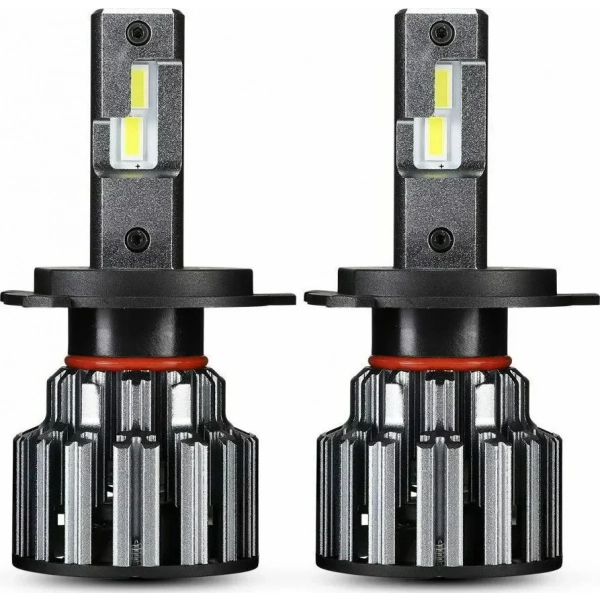 Φώτα LED αυτοκινήτου CAN BUS σετ H4 HI - LOW 72w 12000lm 6500κ ψυχρό χρώμα F2 2τμχ