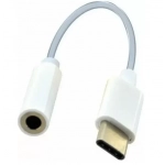 Καλώδιο προσαρμογέας αρσενικό Type-C σε 3,5 mm θηλυκό Jack λευκό AD15 EZRA