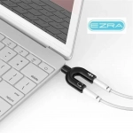 Αντάπτορας ήχου Jack 3.5mm AUX αρσενικό σε 2×3.5mm Jack θηλυκά Ezra AD04 - Μαύρο