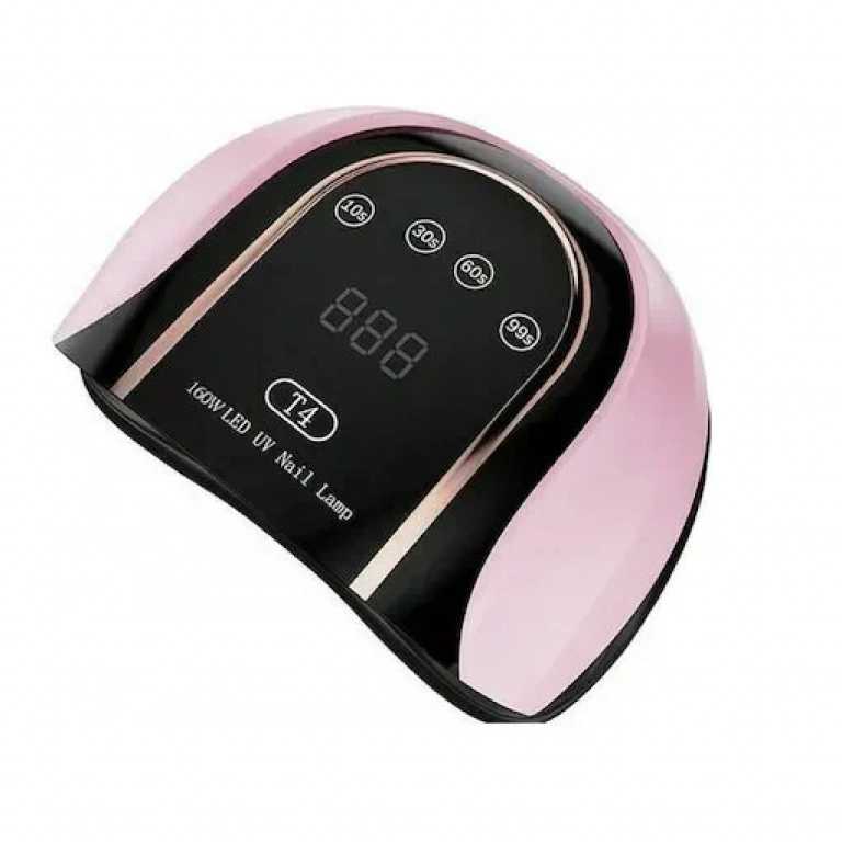 UV/Led Επαγγελματικό φουρνάκι 160W - T4 Ροζ