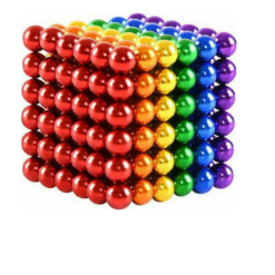 Μαγνητικές Μπίλιες μικρά σφαιρίδια 3mm 216 τεμαχίων σε Multicolor χρώμα, Anti-stress Magnetic Balls - Aria Trade