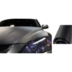 Αυτοκόλλητη Ταινία Carbon 3D 60x100cm σε Μαύρο Χρώμα