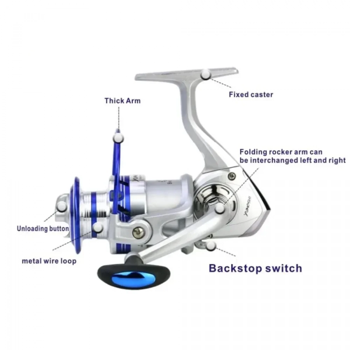 AL 2000 Μηχανισμός Ψαρέματος για Spinning για Αριστερόχειρες - Photo2