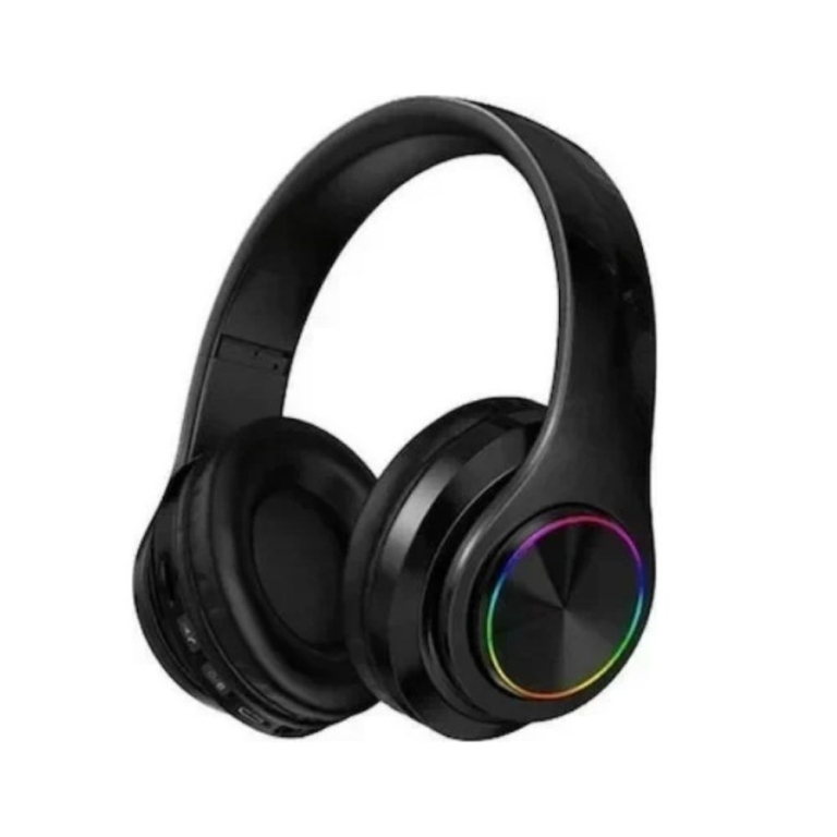 Ασύρματα Ακουστικά Bluetooth 5.0 B39 LED Ενσωματωμένο μικρόφωνο Υποστηρίζει TF – Card Μαύρο