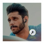 Awei T15P In-ear Bluetooth Handsfree Ακουστικά με Θήκη Φόρτισης Μαύρα