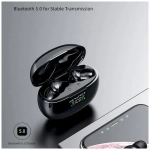 Awei T15P In-ear Bluetooth Handsfree Ακουστικά με Θήκη Φόρτισης Μαύρα