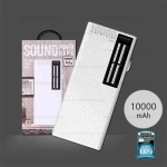 WK Design 10000mAh Sound Power Bank WP-056 Λευκό - Image 2
