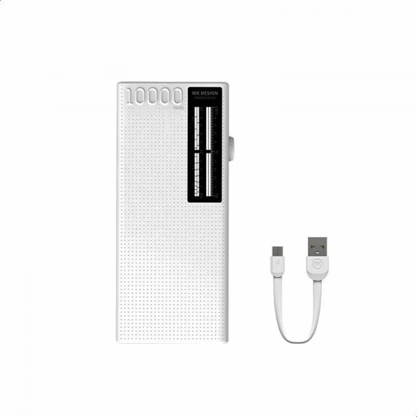 WK Design 10000mAh Sound Power Bank WP-056 Λευκό