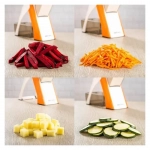 Πολυκόφτης λαχανικών πλαστικος brava spring slicer