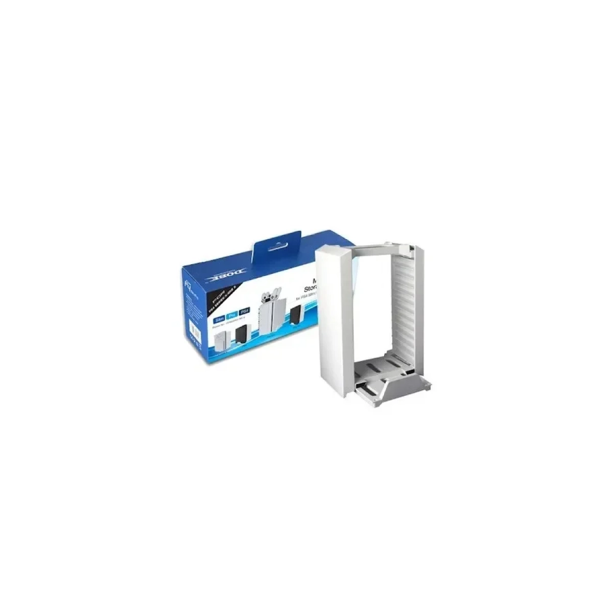 Dobe Multifunctional Storage Stand Kit for PS4 Pro, PS4 Slim, X-one S (glacier white)(TR4-025W) Χρώμα Λευκό