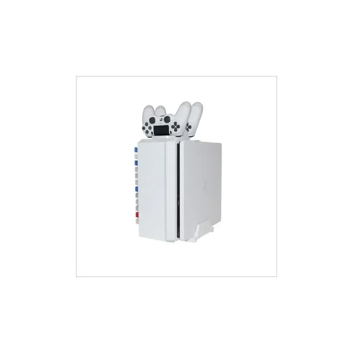 Dobe Multifunctional Storage Stand Kit for PS4 Pro, PS4 Slim, X-one S (glacier white)(TR4-025W) Χρώμα Λευκό