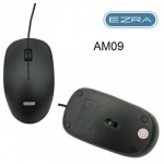 Ezra AM09 Ενσύρματο Ποντίκι Μαύρο - Photo3