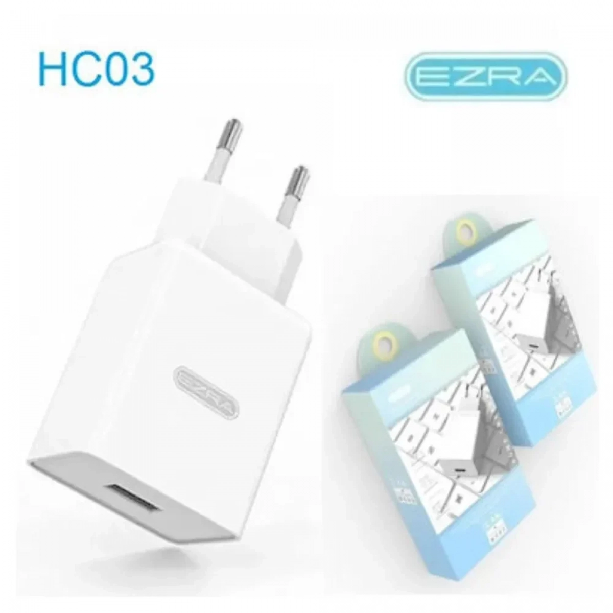 Ezra Φορτιστής Χωρίς Καλώδιο με Θύρα USB-A Λευκός (HC03) - Photo4