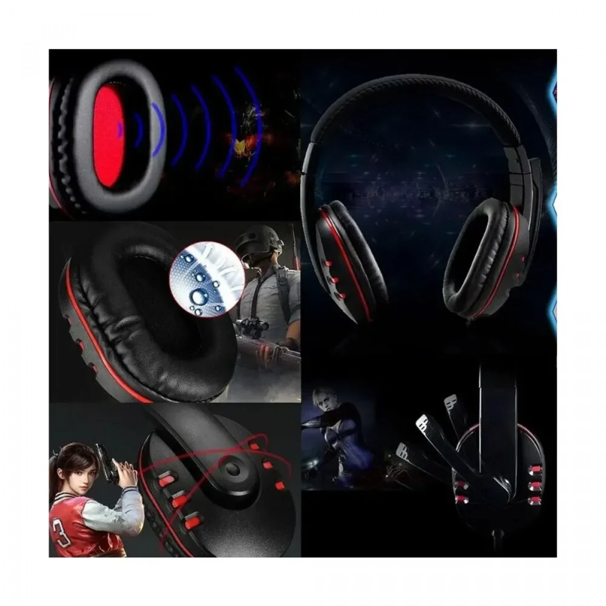 Ezra GE08 Over Ear Gaming Headset (3.5mm) - Photo2