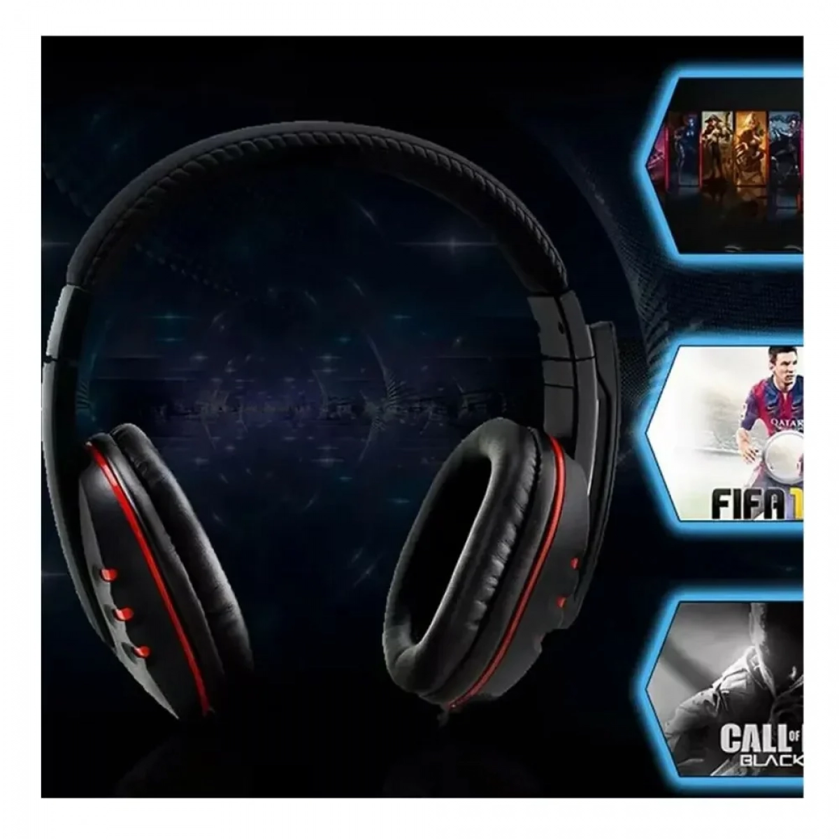 Ezra GE08 Over Ear Gaming Headset (3.5mm) - Photo3