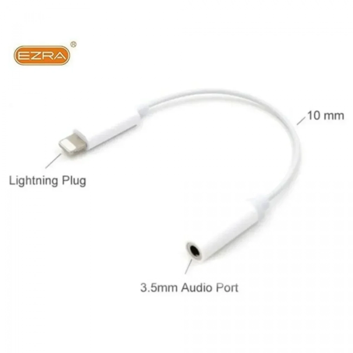 Προσαρμογέας Ήχου Ezra Lightning Αρσενικό - Θηλυκό 3.5mm (AD01) - Photo4