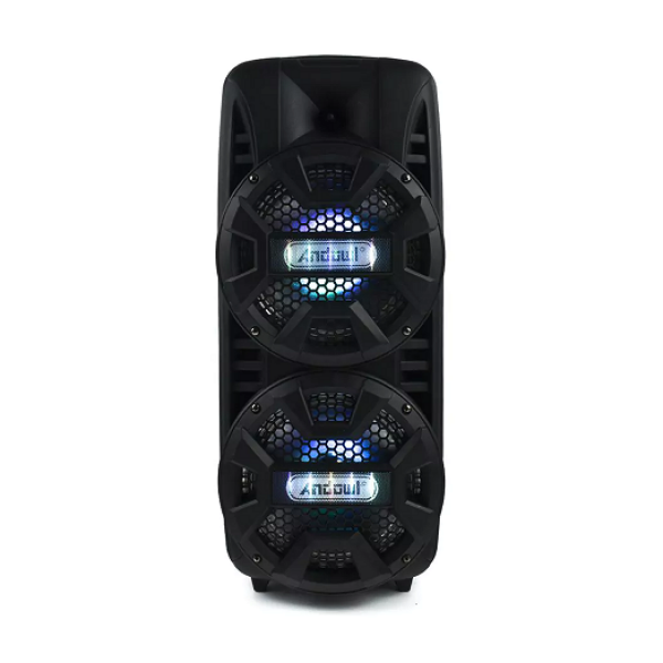 Andowl Q-T53 Σύστημα Karaoke με Ενσύρματo Μικρόφωνo σε Μαύρο Χρώμα