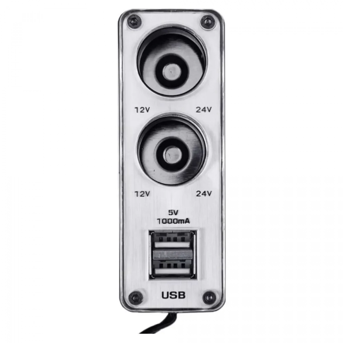 Φορτιστής Αυτοκινήτου C1200 με Θύρες: 2xUSB 2xΑναπτήρα - Photo9