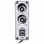 Φορτιστής Αυτοκινήτου C1200 με Θύρες: 2xUSB 2xΑναπτήρα - Photo9