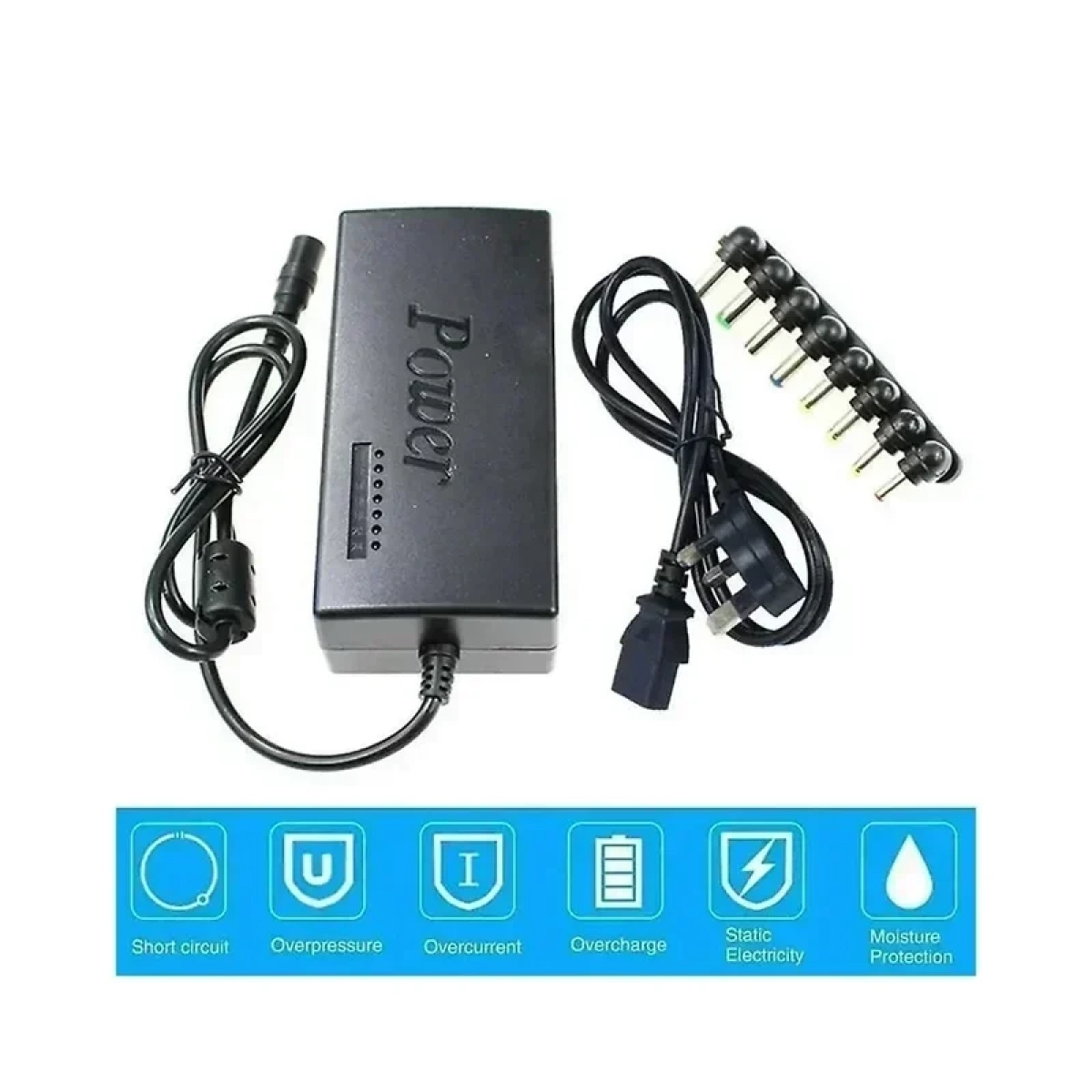 Φορτιστής για λάπτοπ Universal 96W Laptop Power Supply Charger 12V-24V AC/DC