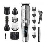 Kemei KM-8508 Επαναφορτιζόμενη κουρευτική – ξυριστική μηχανή με 6 κεφαλές 11 σε 1