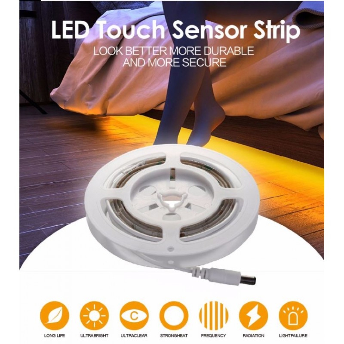 LED ΤΑΙΝΙΑ ΓΙΑ ΤΟ ΚΡΕΒΑΤΙ 1.2M ΨΥΧΡΟ 6000K - Image 2
