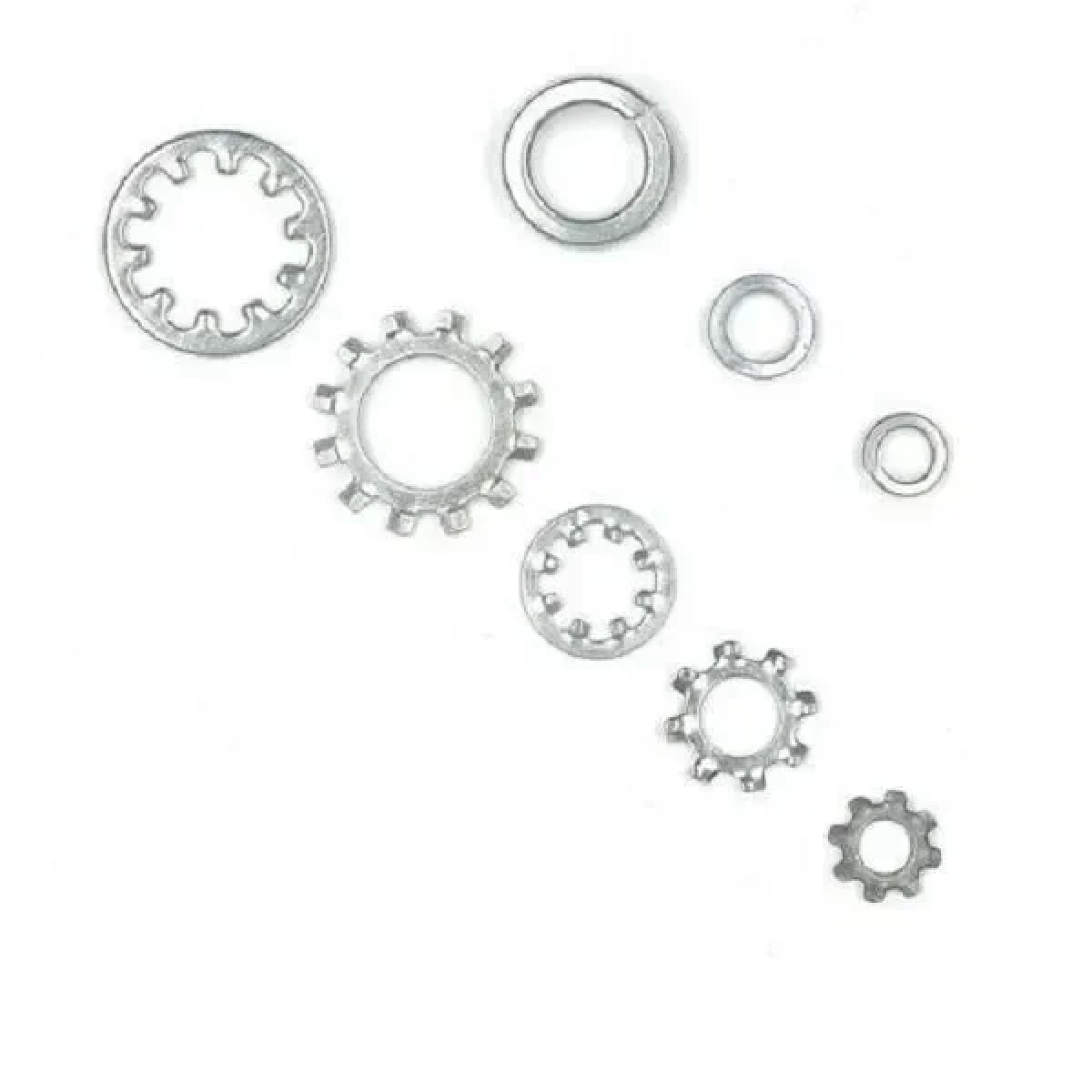 Ποικιλία Lock Washer Assortment C Split Flat Star Spring 3 Styles 18 Sizes 720 τμχ