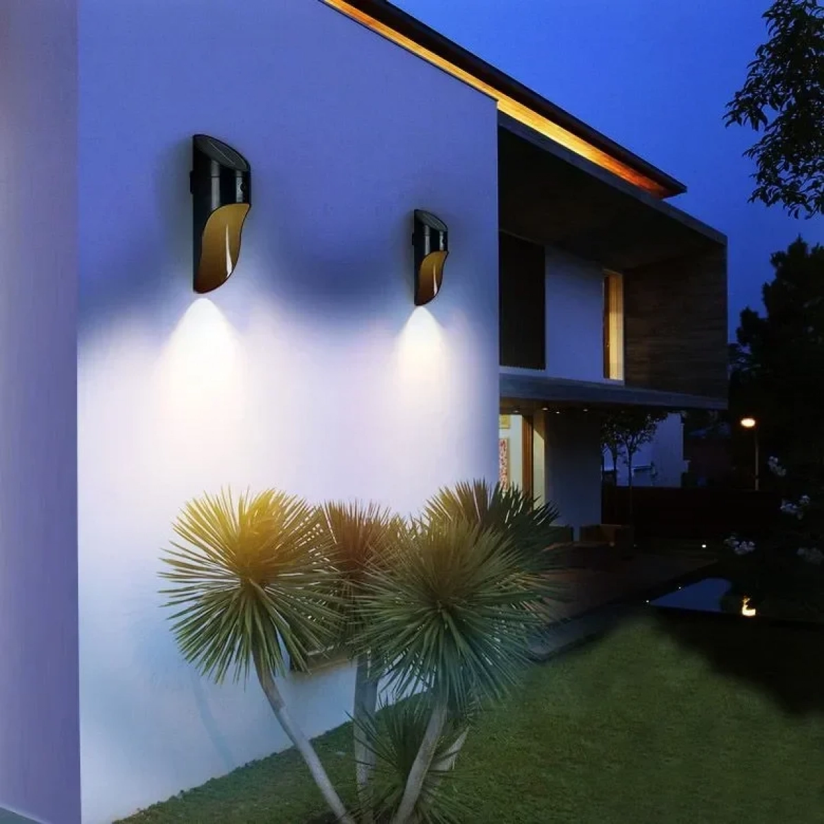 Solar LED Motion Sensor Wall Lamp