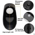 Solar LED Motion Sensor Wall Lamp