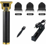 Vintage Professional Trimmer Επαναφορτιζόμενη Κουρευτική Μηχανή USB με T-Blade T9