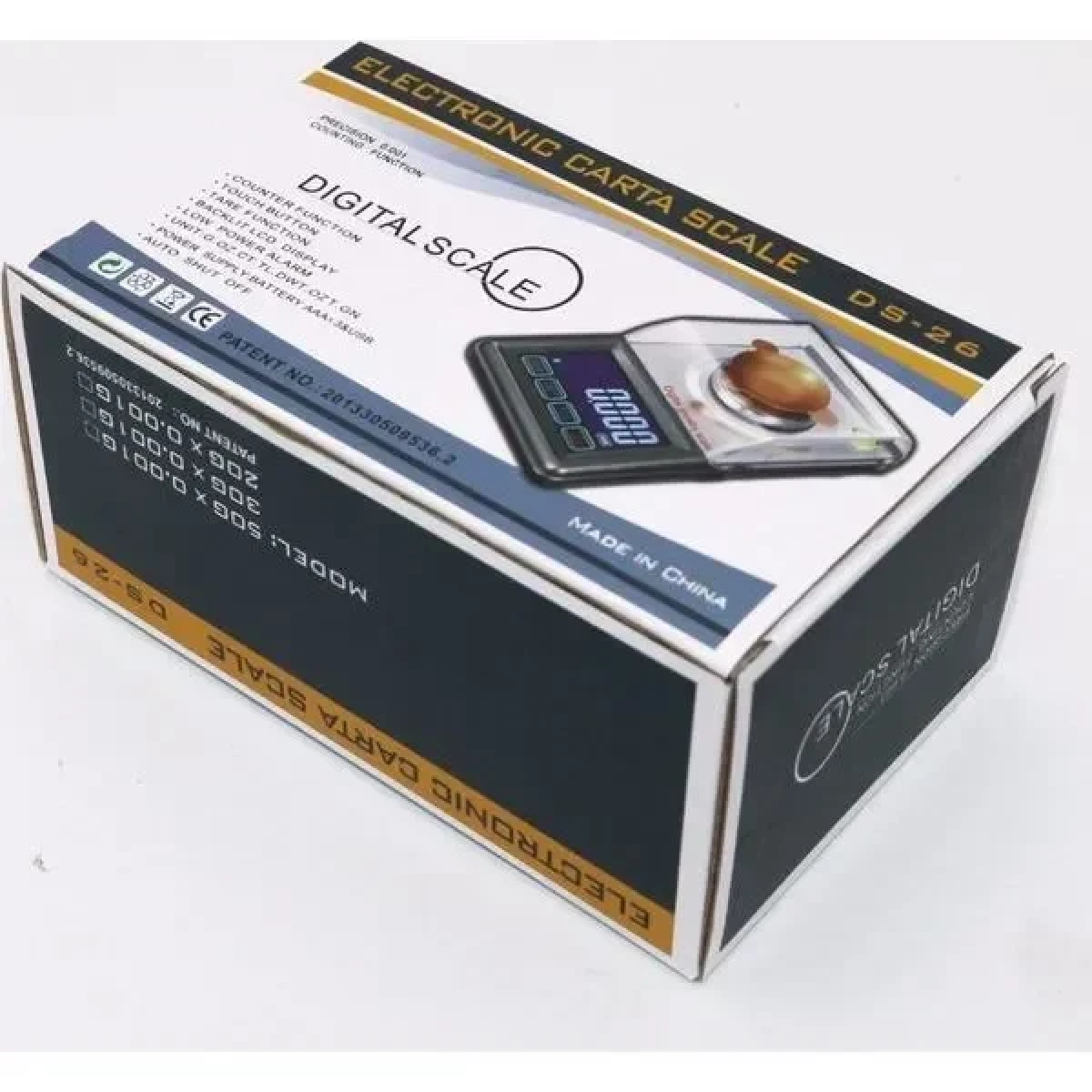 Fuzion Επαγγελματική Ζυγαριά Ακριβείας DS-26 0.02kg/0.001gr