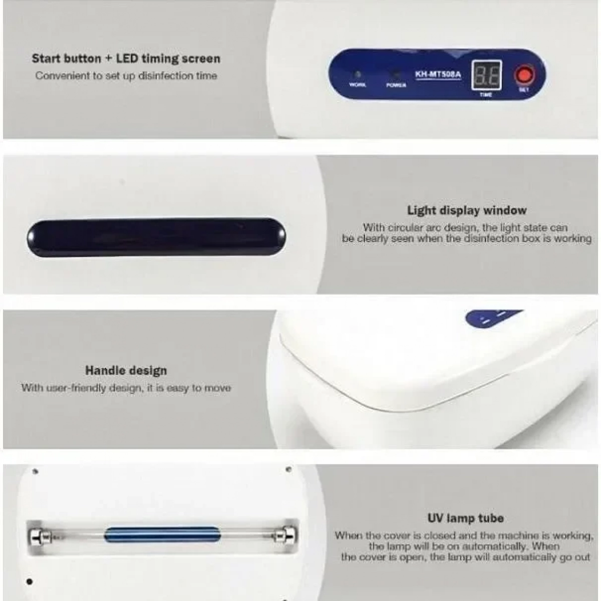 Επαγγελματικός Αποστειρωτής με Υπεριώδη Ακτινοβολία UV KH-MT508A