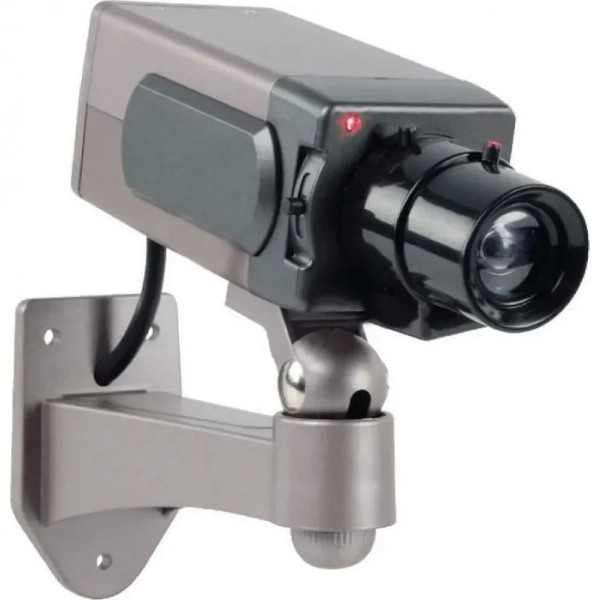 Konig SAS-DUMMY Cam 40 Ψεύτικη Κάμερα Παρακολούθησης Τύπου Bullet Ασημί
